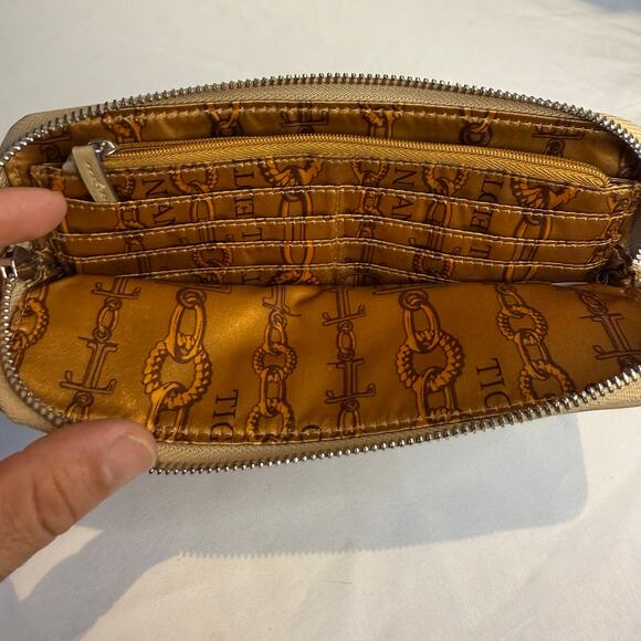 Vintage Tignanello Leather Wallet Wristlet - Picture 6 of 7